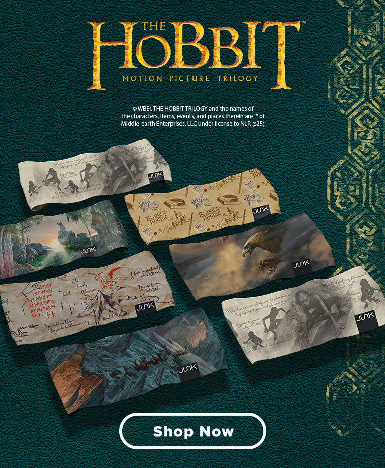 THE HOBBIT, MOTION PICTURE TRILOGY - WBEI THE HOBBIT TRILOGY AND THE NAMES OF THE CHARACTERS, ITEMS, EVENTS, AND PLACES THERIN ARE OF MIDDLE EARTH ENTERPRISES, LLC UNDER LICENSE TO NLP - SHOP NOW
