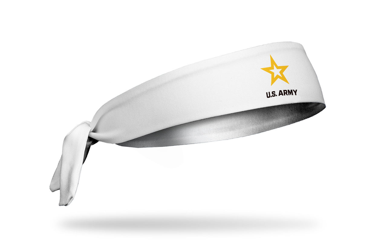 Army: Logo White Tie Headband - View 2