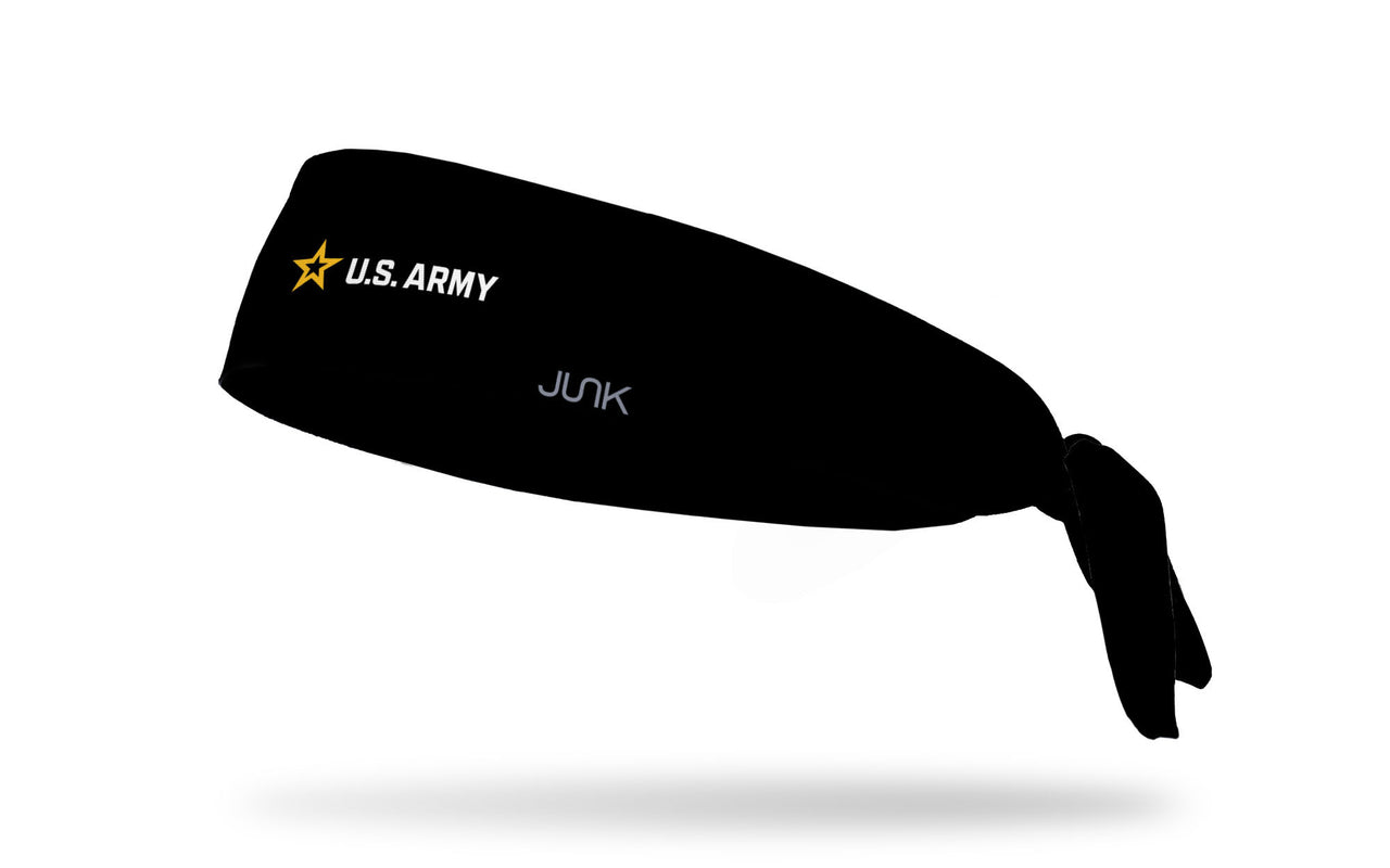Army: Wordmark Black Tie Headband - View 1