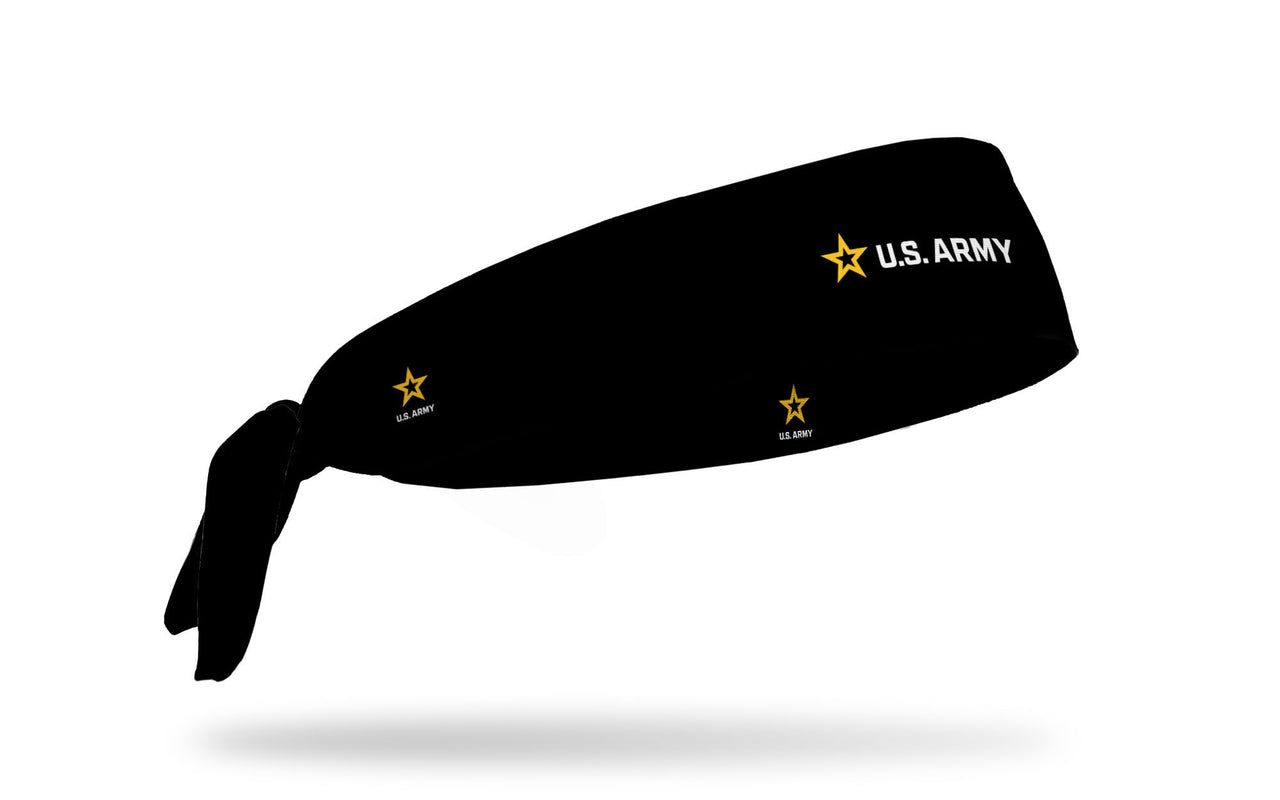 Army: Wordmark Black Flex Tie Headband - View 2
