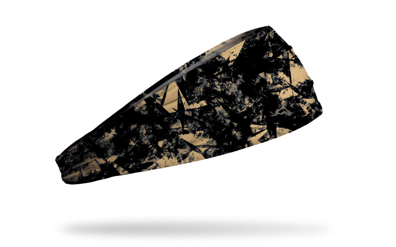 Gridiron Black Gold Headband - View 2