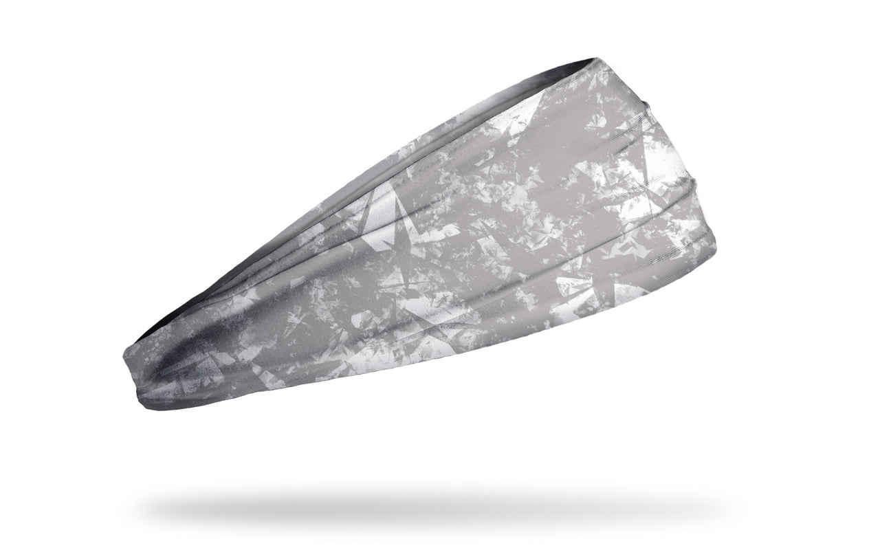 Gridiron White Gray Big Bang Lite Headband - View 2