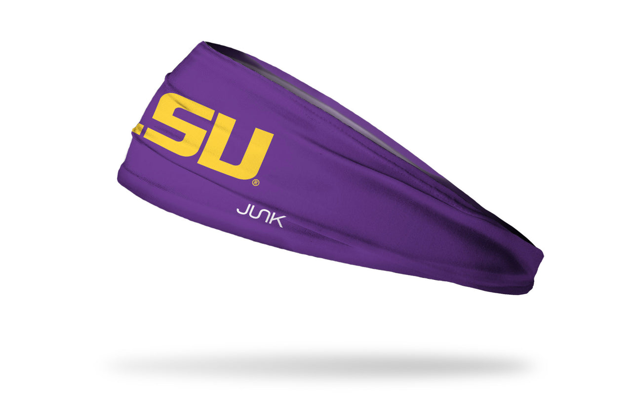 Louisiana State University: LSU Gold and Purple Headband - View 1