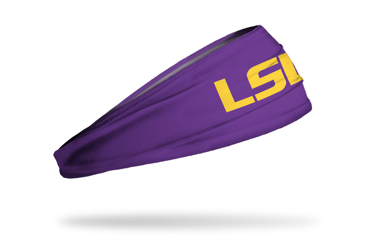Louisiana State University: LSU Gold and Purple Headband - View 2