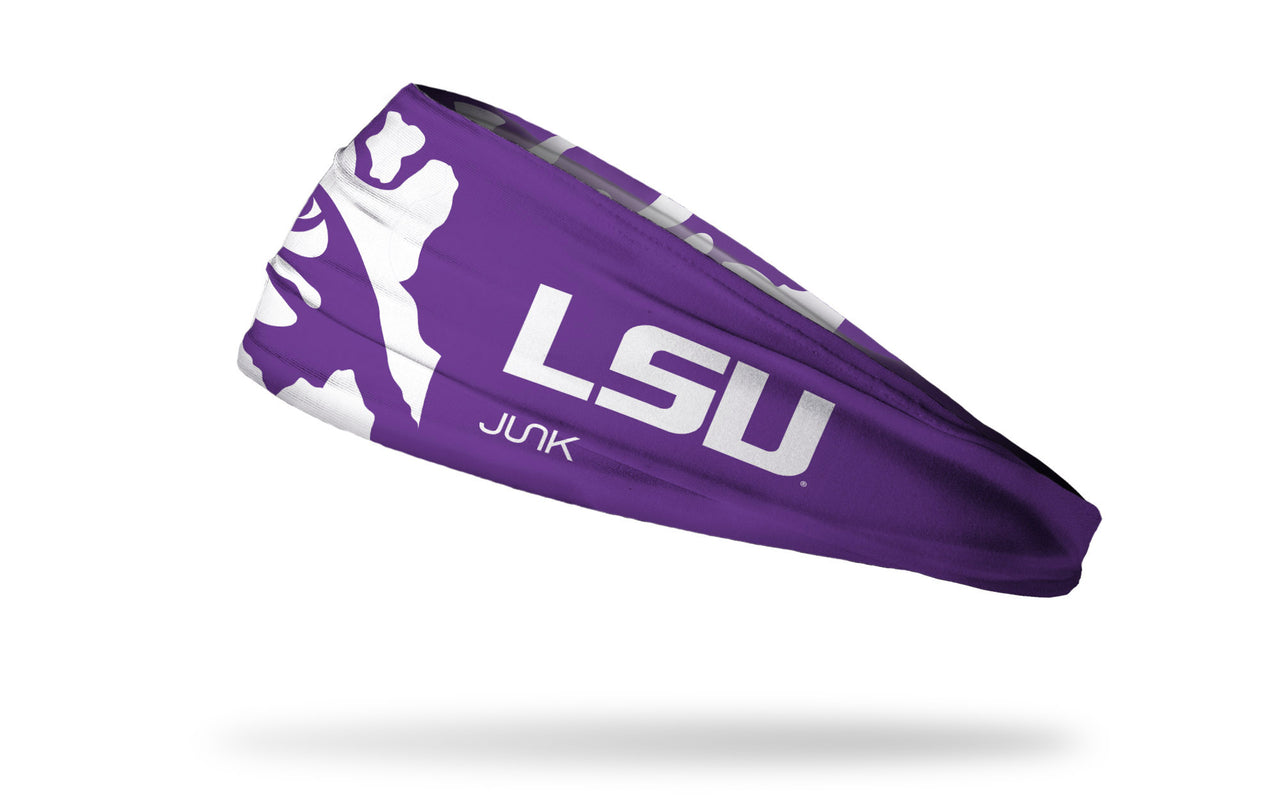 Louisiana State University: LSU Tiger Eye Purple Headband - View 1