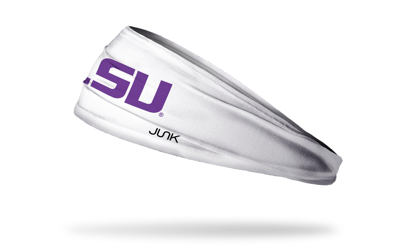 Louisiana State University: LSU Purple and White Headband - View 1
