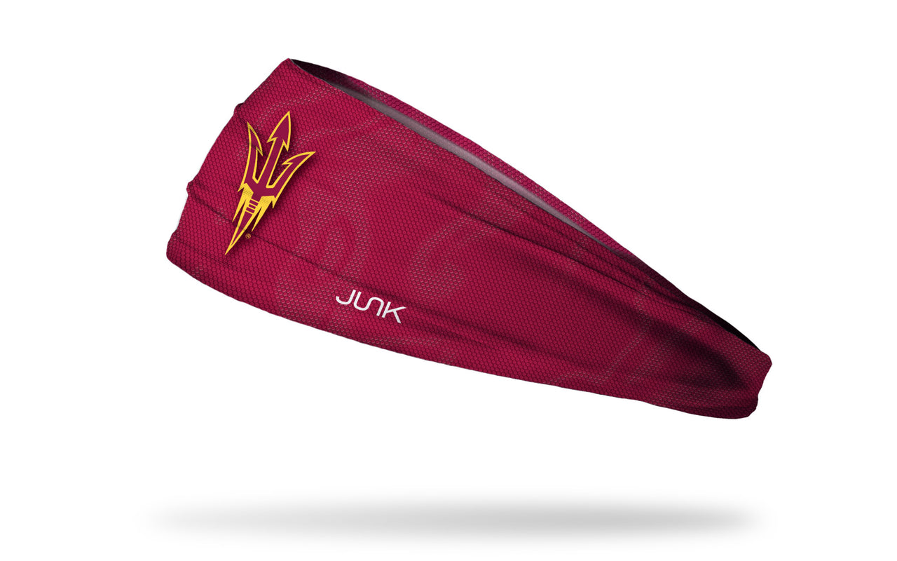 Arizona State University: Jersey Logo Red Headband - View 1