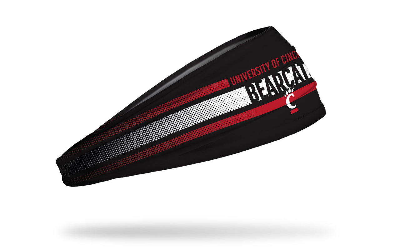 University of Cincinnati: Faded Stripe Big Bang Lite Headband - View 2