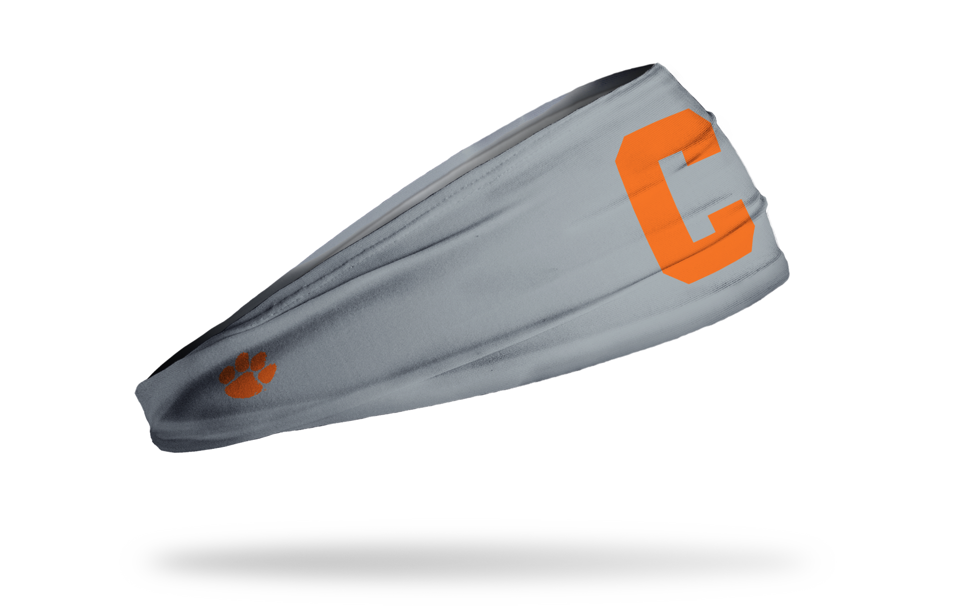 Clemson Tigers: Gray Big Bang Lite Headband - View 2