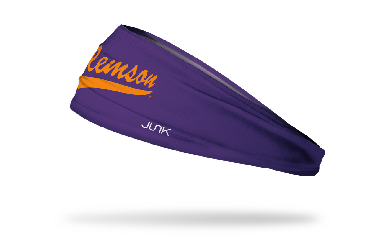 Clemson Tigers: Script Big Bang Lite Headband - View 1