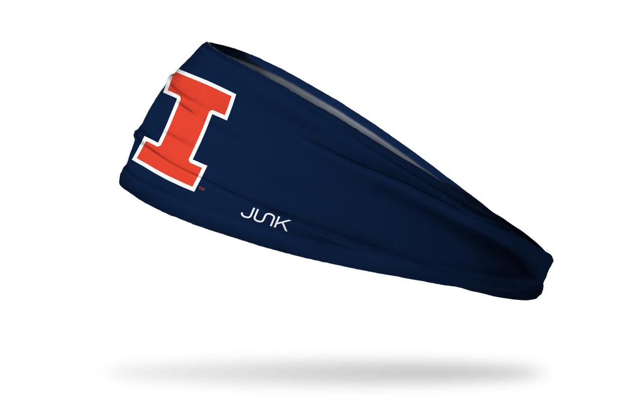 University of Illinois: Logo Blue Headband - View 1