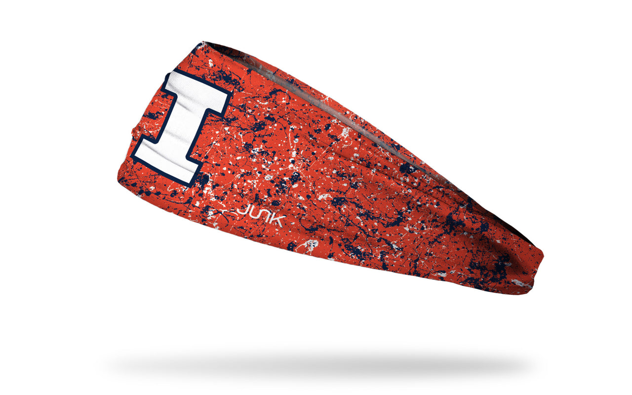 University of Illinois: Splatter Big Bang Lite Headband - View 1