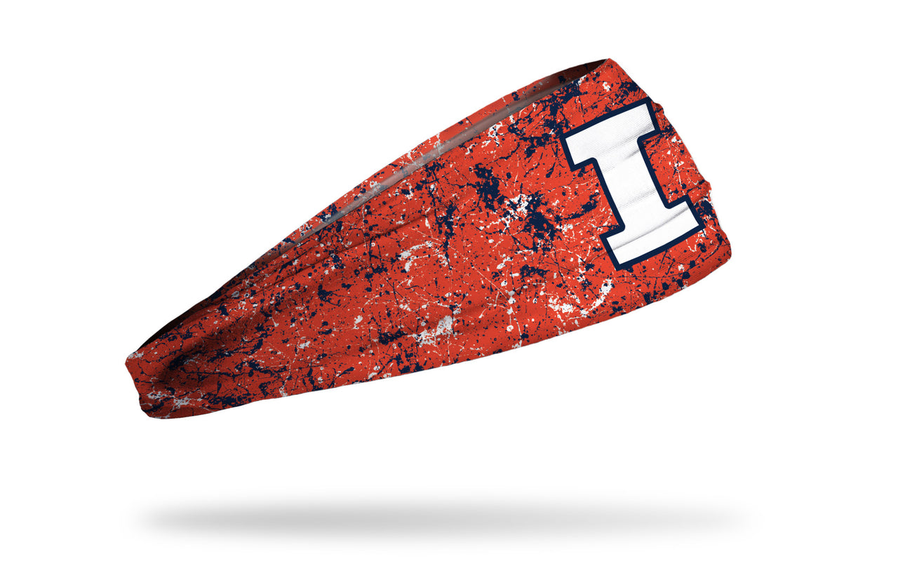 University of Illinois: Splatter Big Bang Lite Headband - View 2