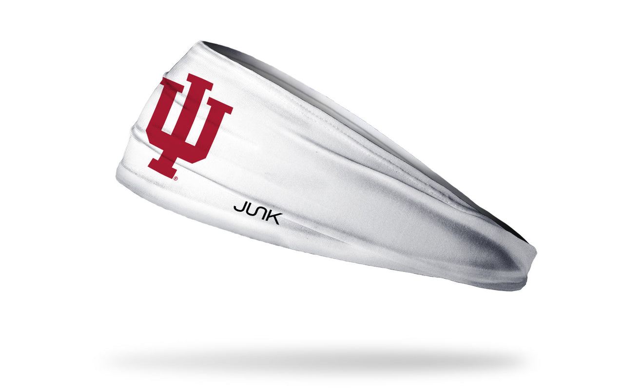 Indiana University: Logo White Headband - View 1
