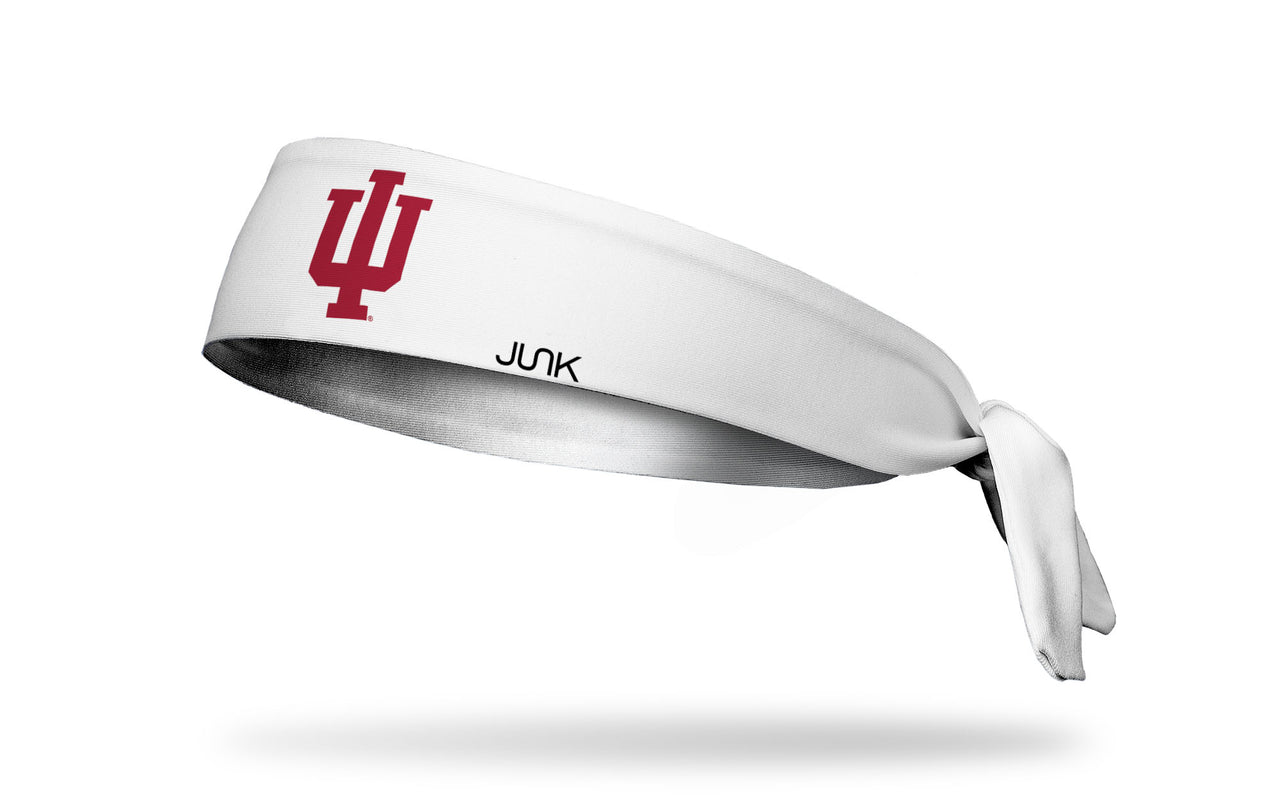 Indiana University: Logo White Tie Headband - View 1