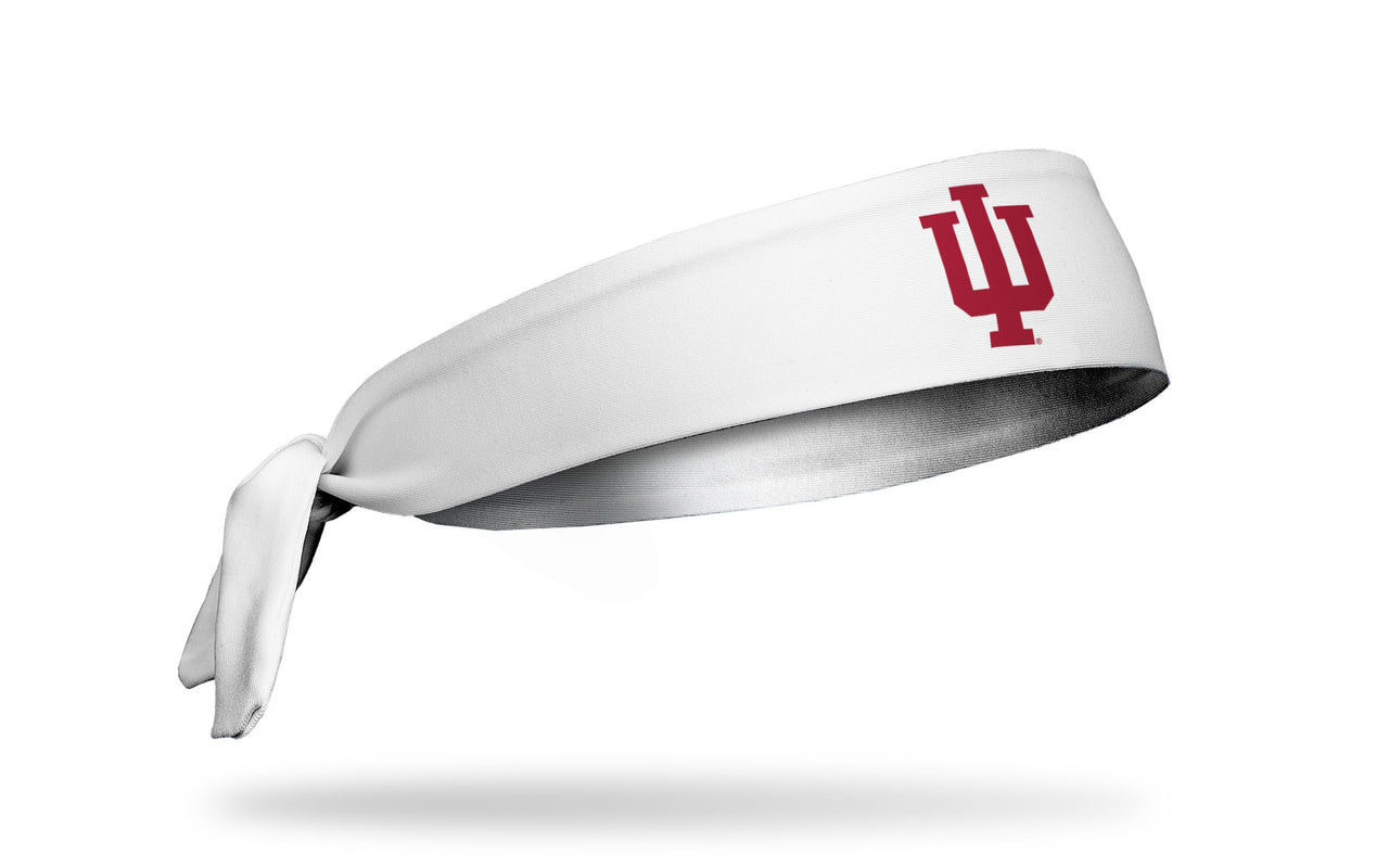 Indiana University: Logo White Tie Headband - View 2