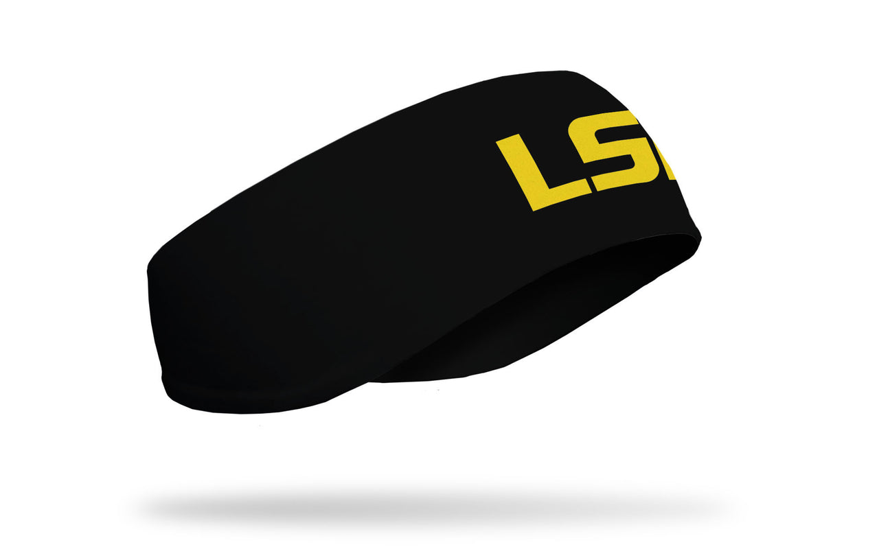 Louisiana State University: Gold and Black Ear Warmer - View 2