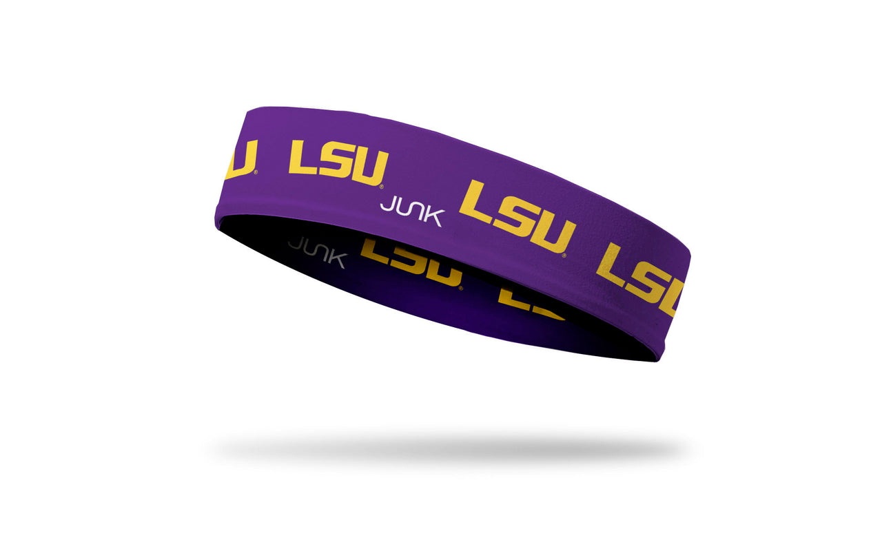 Louisiana State University: Logo Purple Headband - View 1