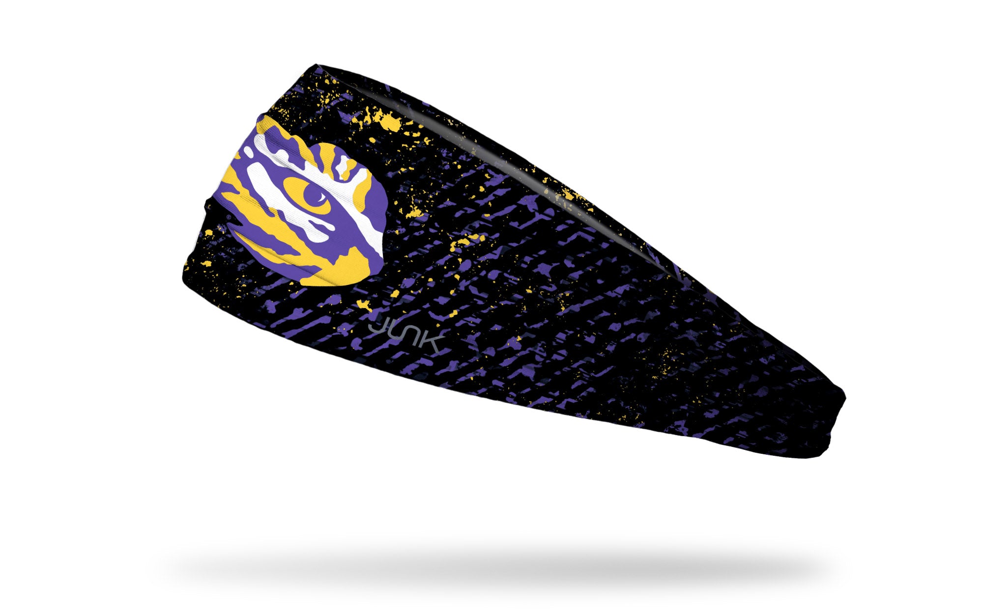 Bandeau Sport Big Bang Lite Bandeau Junk Brands Big Bang Lite LSU Tigers Camouflage - Neuf Avec Étiquettes, Fabriqué Aux USA, Taille Unique Headband Junk Brands Big Bang Lite