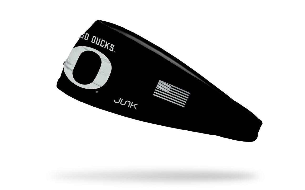 University of Oregon: Blackout Big Bang Lite Headband - View 1