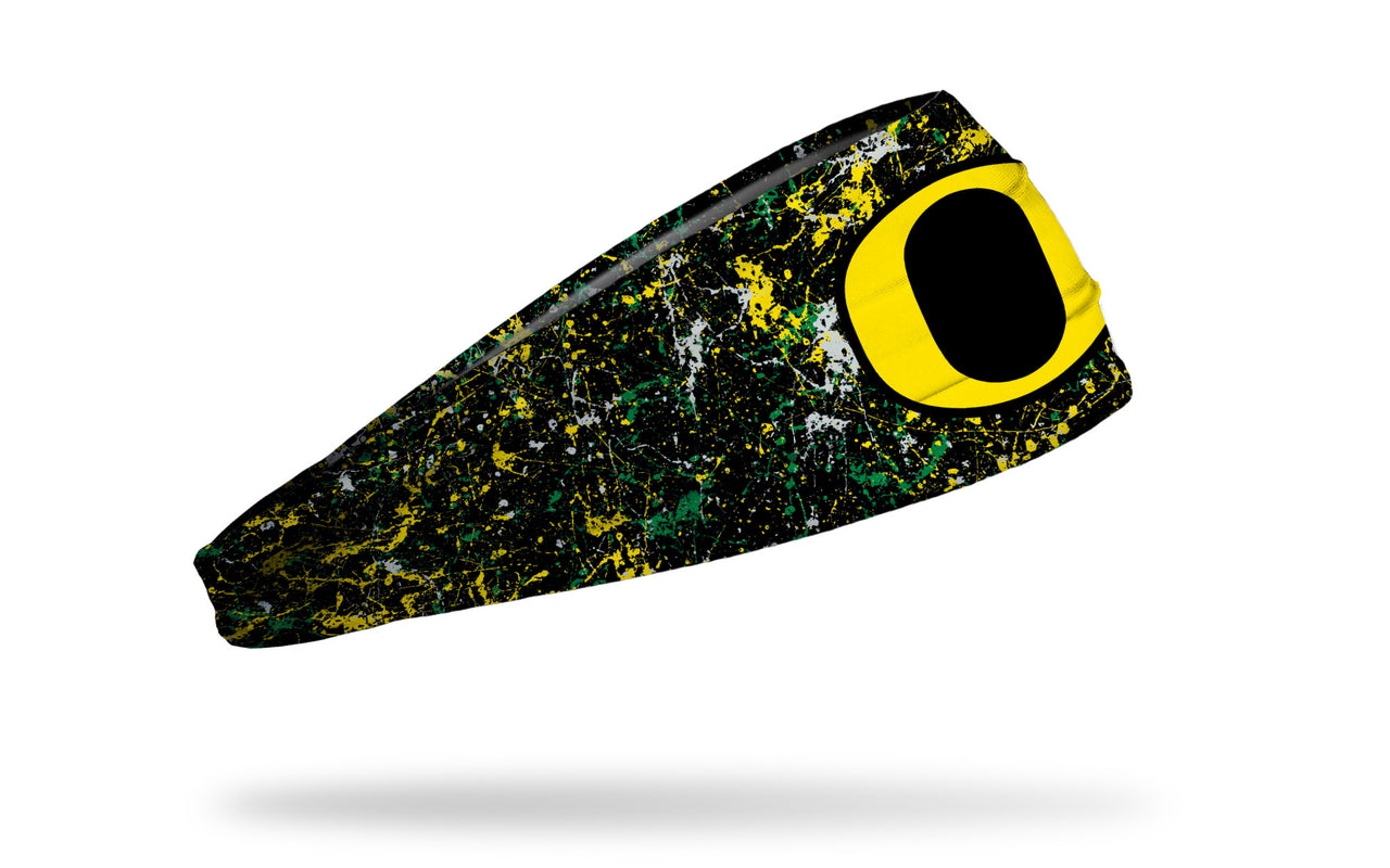 University of Oregon: Splatter Big Bang Lite Headband - View 2