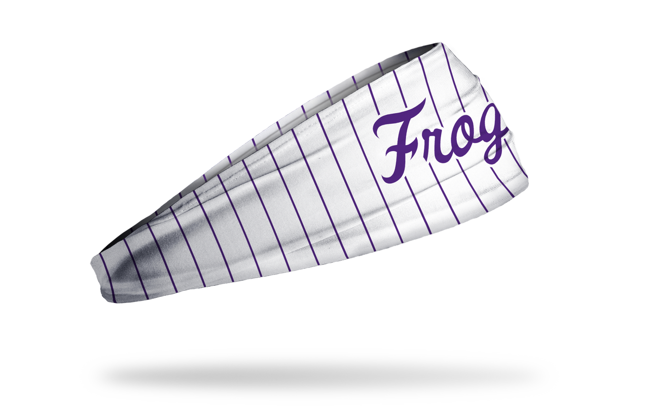 TCU: Frogs Script Pinstripe Big Bang Lite Headband - View 2
