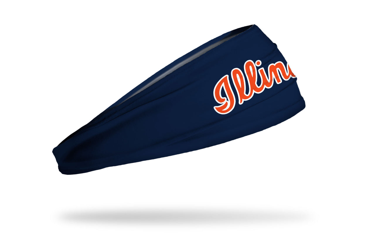 University of Illinois: Script Navy Big Bang Lite Headband - View 2
