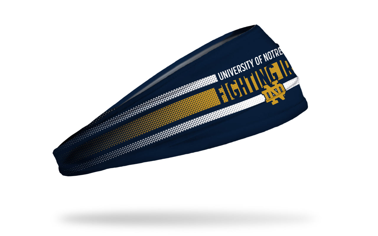 University of Notre Dame: Faded Stripe Big Bang Lite Headband - View 2