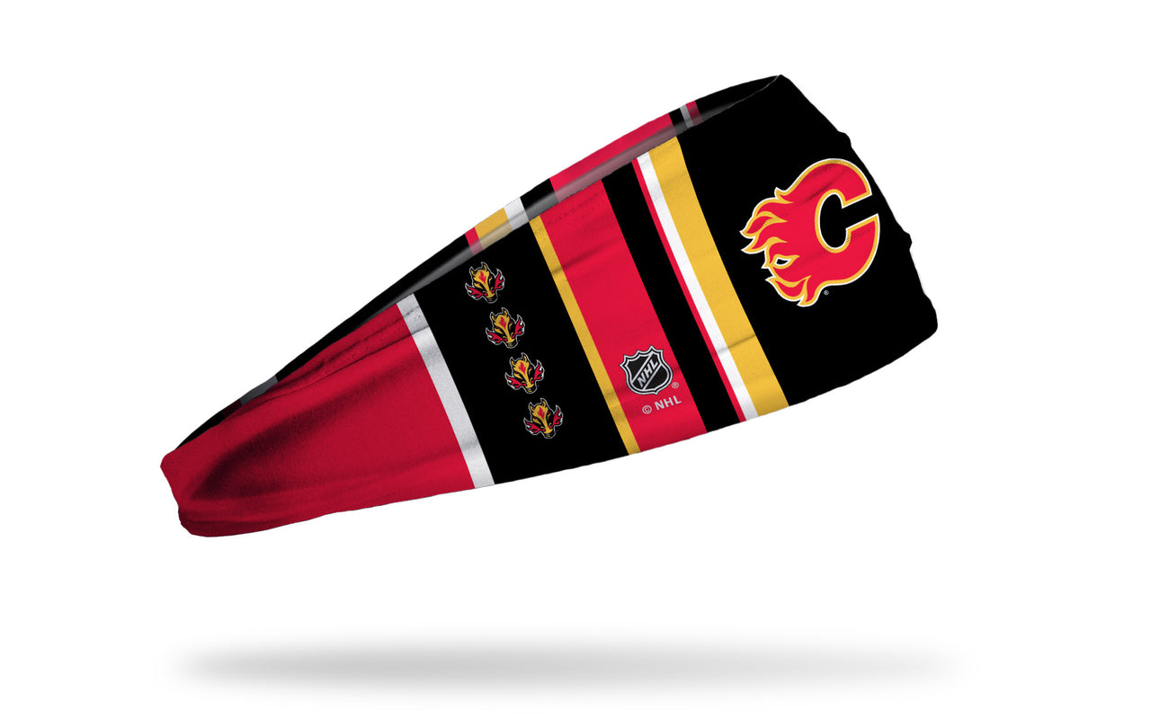 Calgary Flames: Bar Down Big Bang Lite Headband - View 2