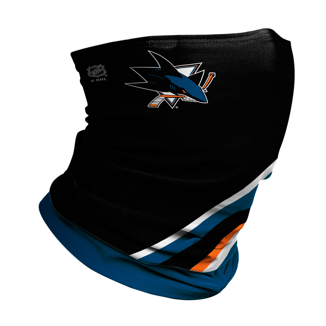 San Jose Sharks: Logo Stripe Winter Gaiter - View 1