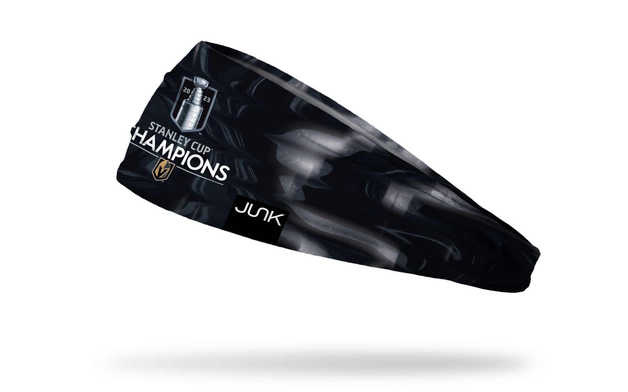 Junk Brands Black Vegas Golden Knights 2023 Stanley Cup Champions Headband