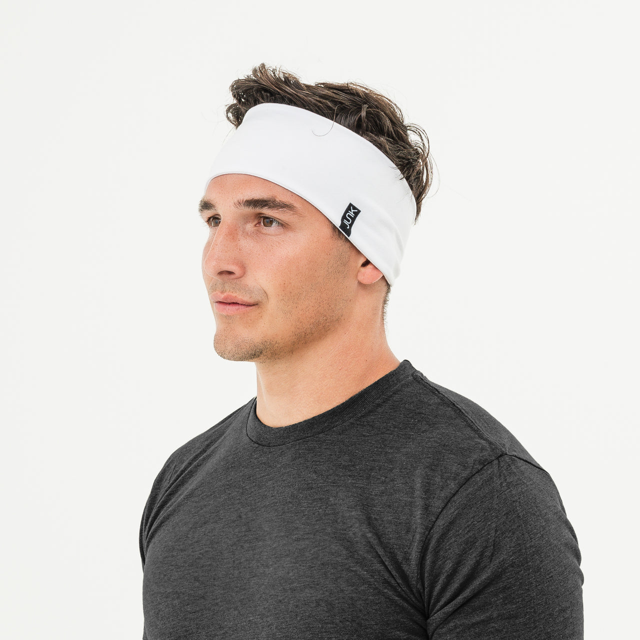 Brett modeling Ear Warmer