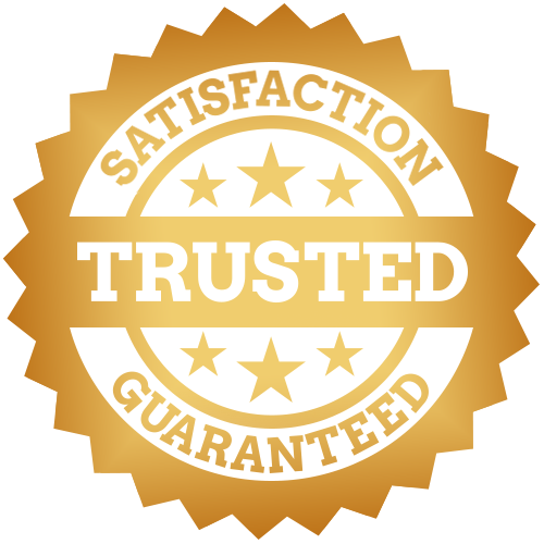 "Trusted. Satisfaction Guaranteed." Seal