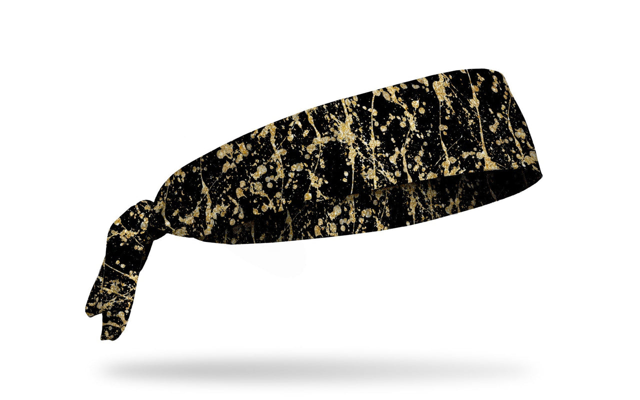 Dripping Gold Tie Headband - View 2