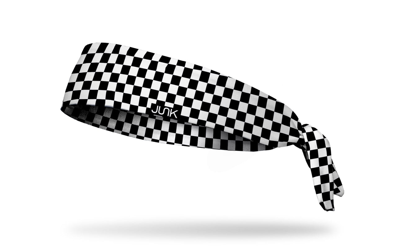 Checkered Flex Tie Headband - View 1