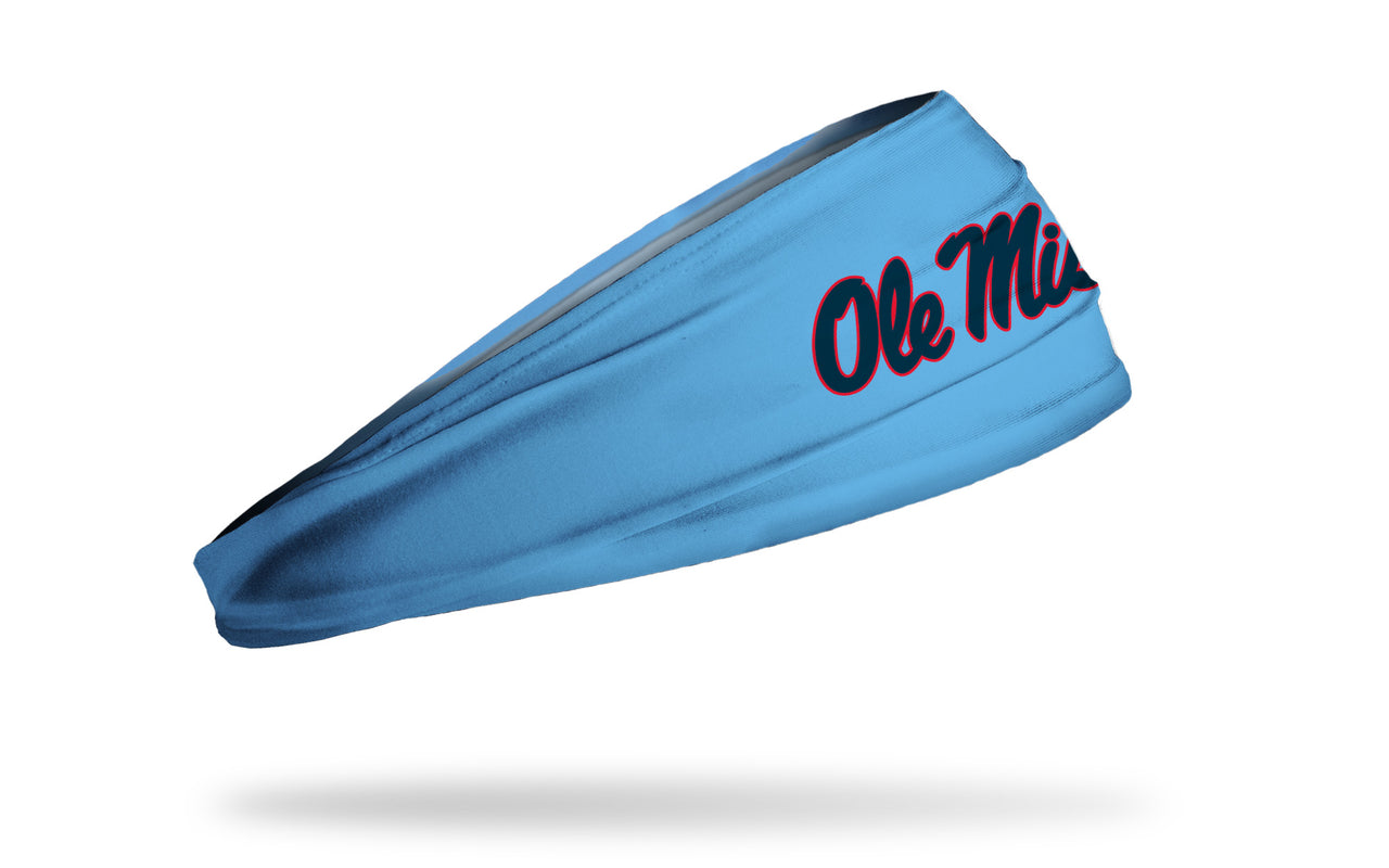 University of Mississippi: Ole Miss Lt. Blue Headband - View 2