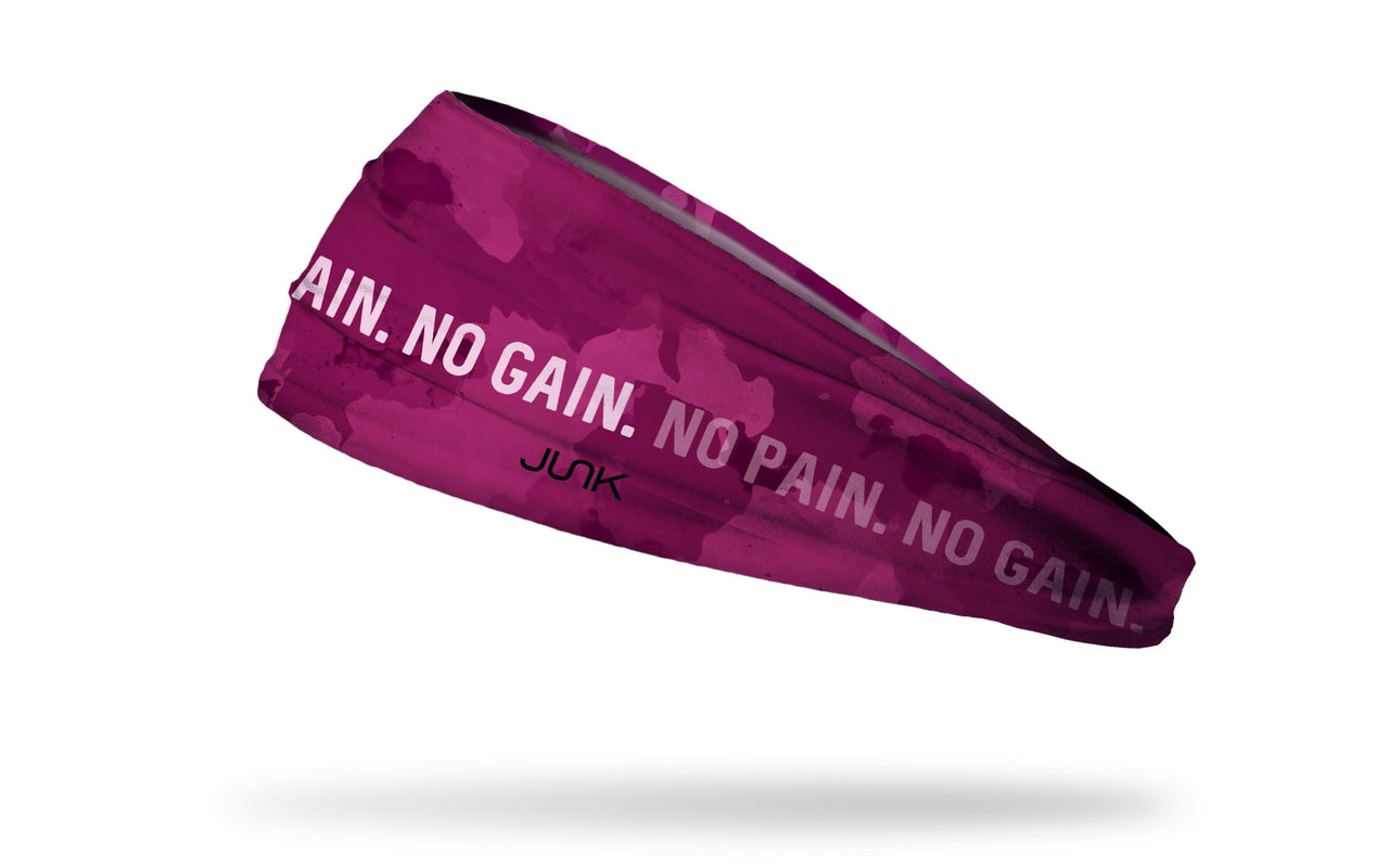 No Pain No Gain Headband - View 1
