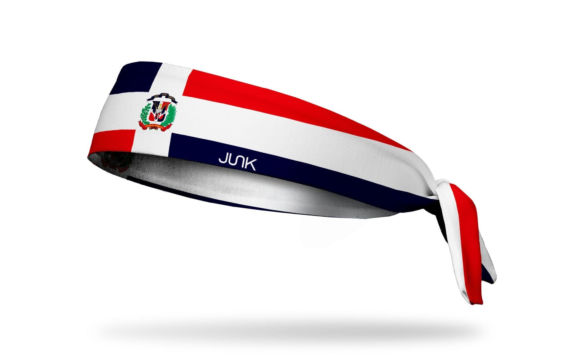 Dominican Republic Flag Flex Tie Headband - View 1