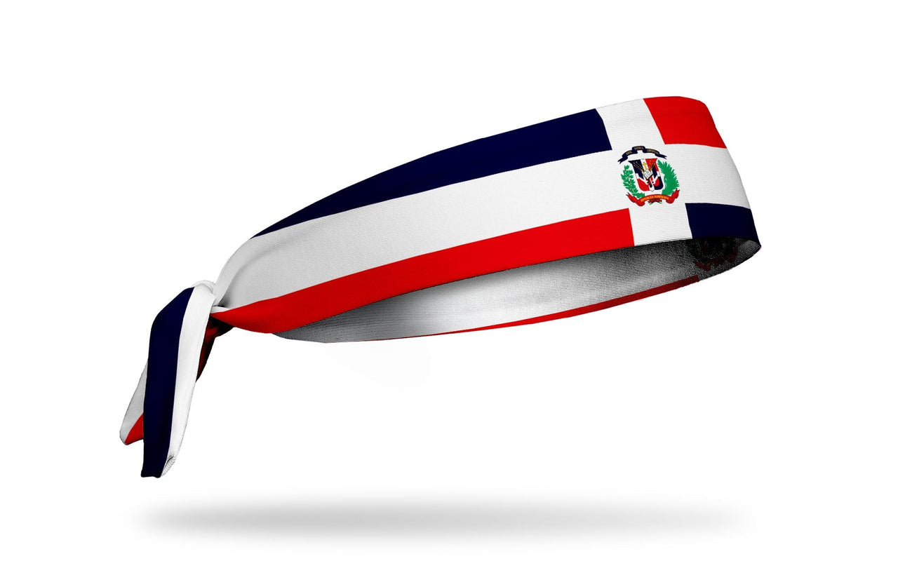 Dominican Republic Flag Tie Headband - View 2