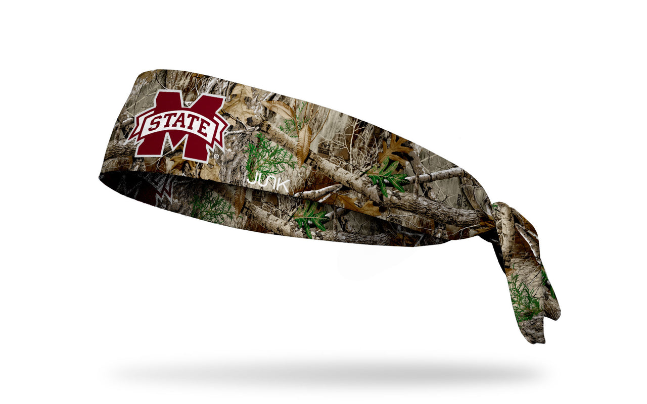 Mississippi State University: Logo Realtree Edge Tie Headband - View 1