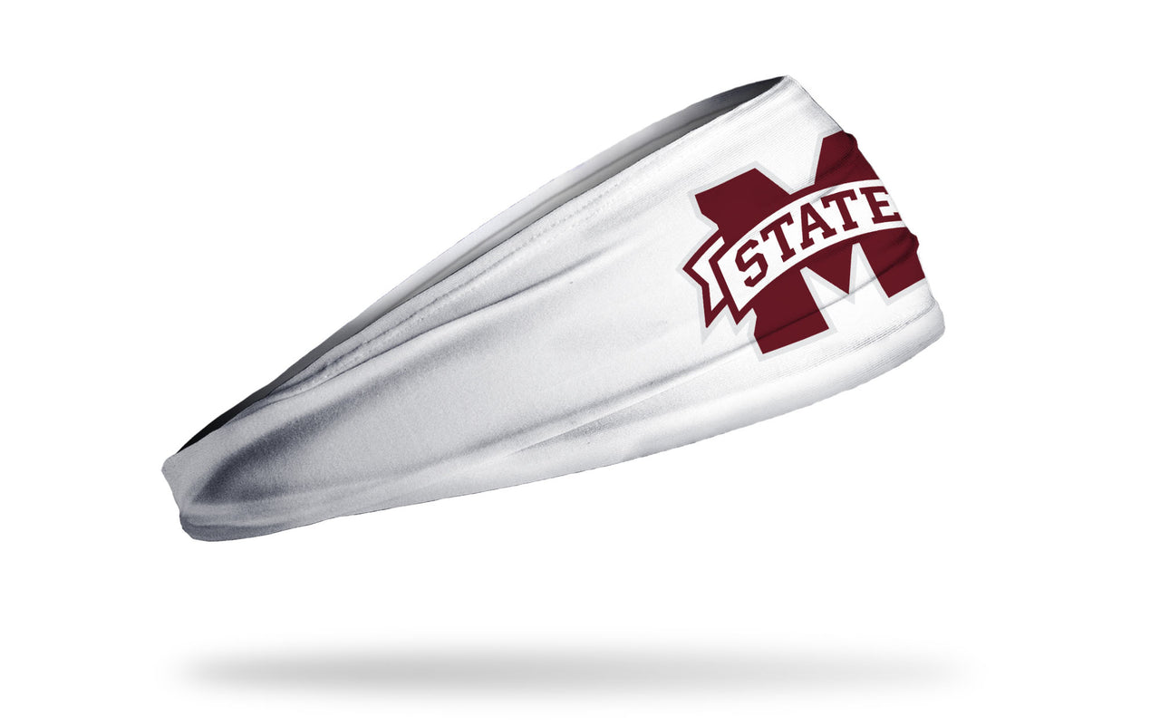 Mississippi State University: Logo White Headband - View 2