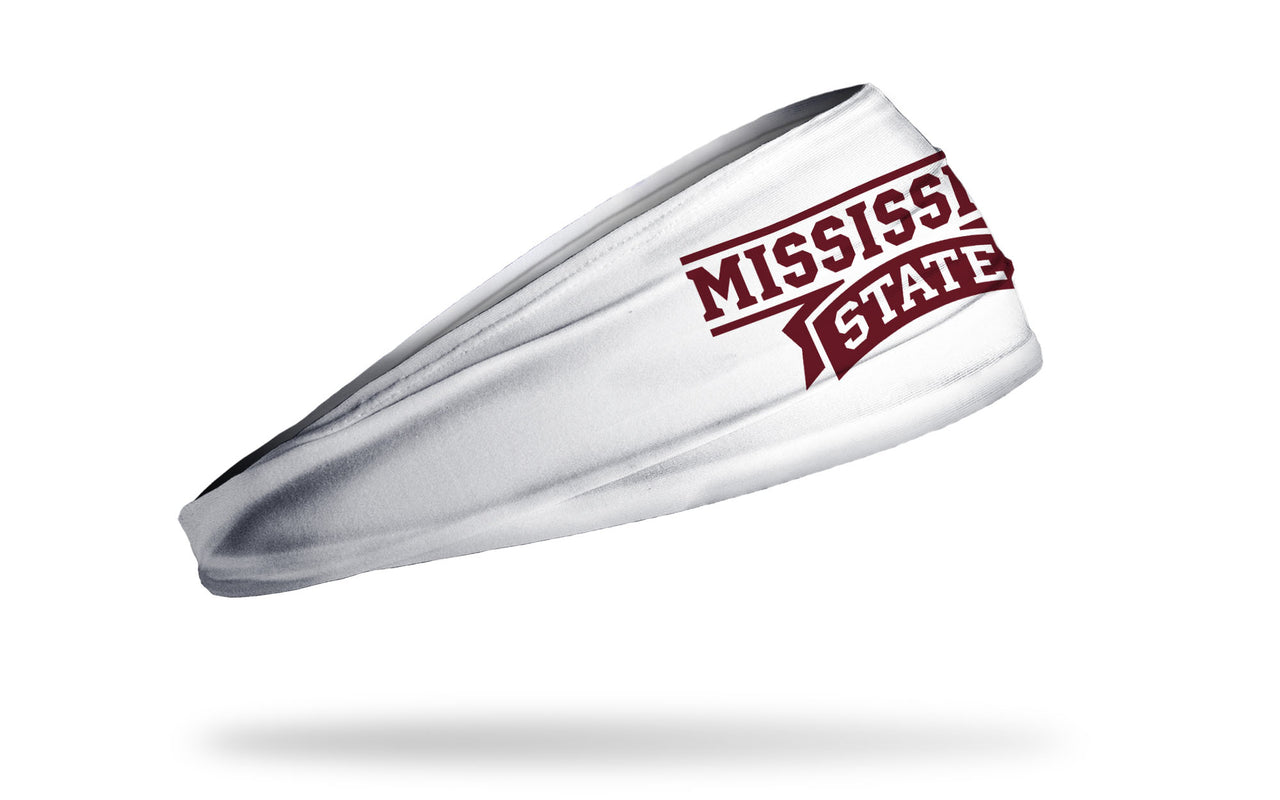 Mississippi State University: Wordmark White Headband - View 2