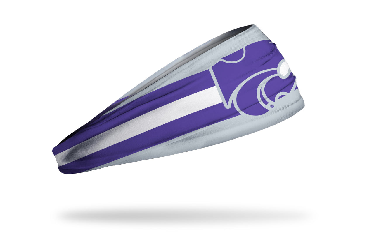 Kansas State University: Football Stripe Big Bang Lite Headband - View 2