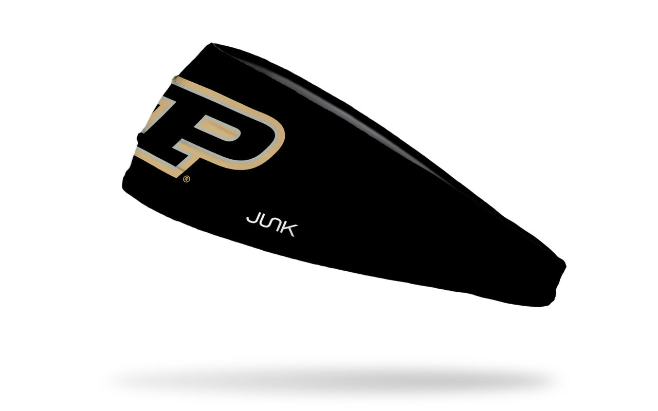 Purdue University: Logo Black Headband - View 1
