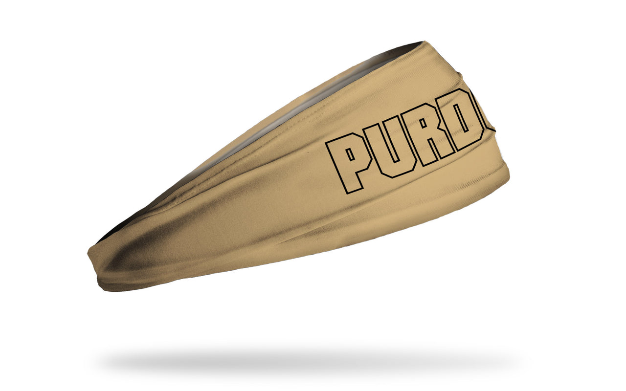 Purdue University: Wordmark Gold Headband - View 2