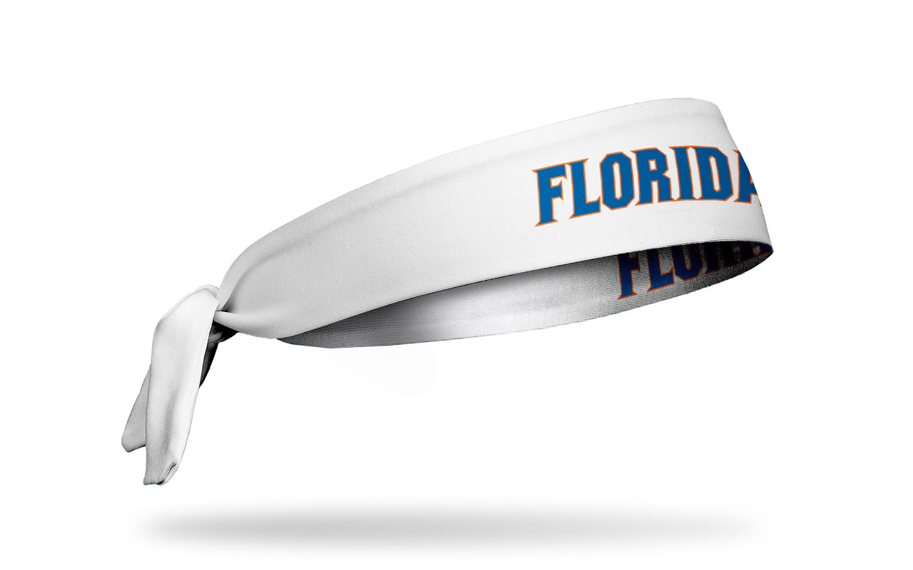 University of Florida: Wordmark White Tie Headband - View 2