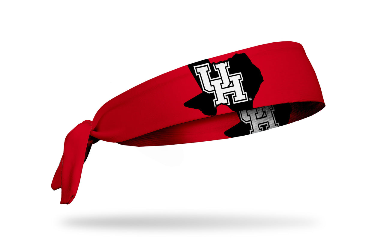University of Houston: State Logo Red Tie Headband - View 1