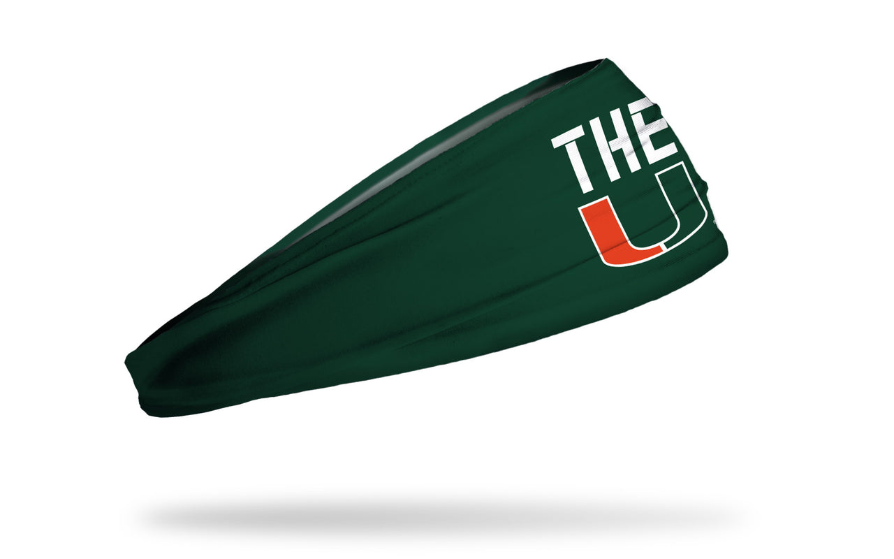 University of Miami: THE U Headband - View 2