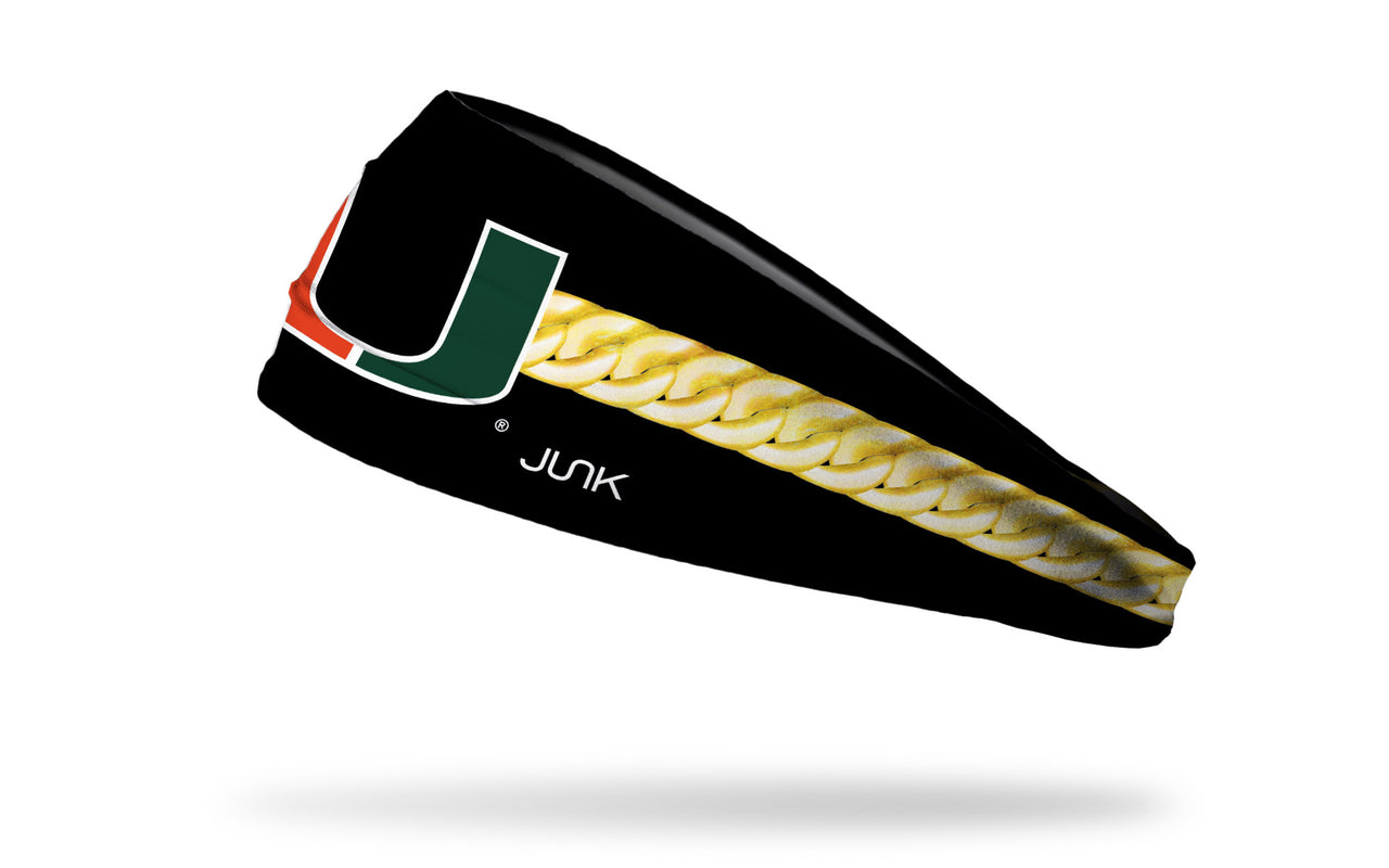 University of Miami: Turnover Chain Headband - View 1
