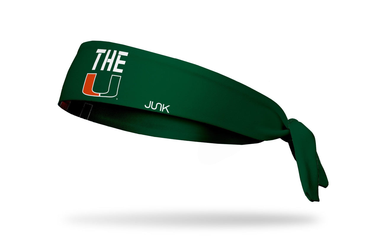 University of Miami: THE U Flex Tie Headband - View 1